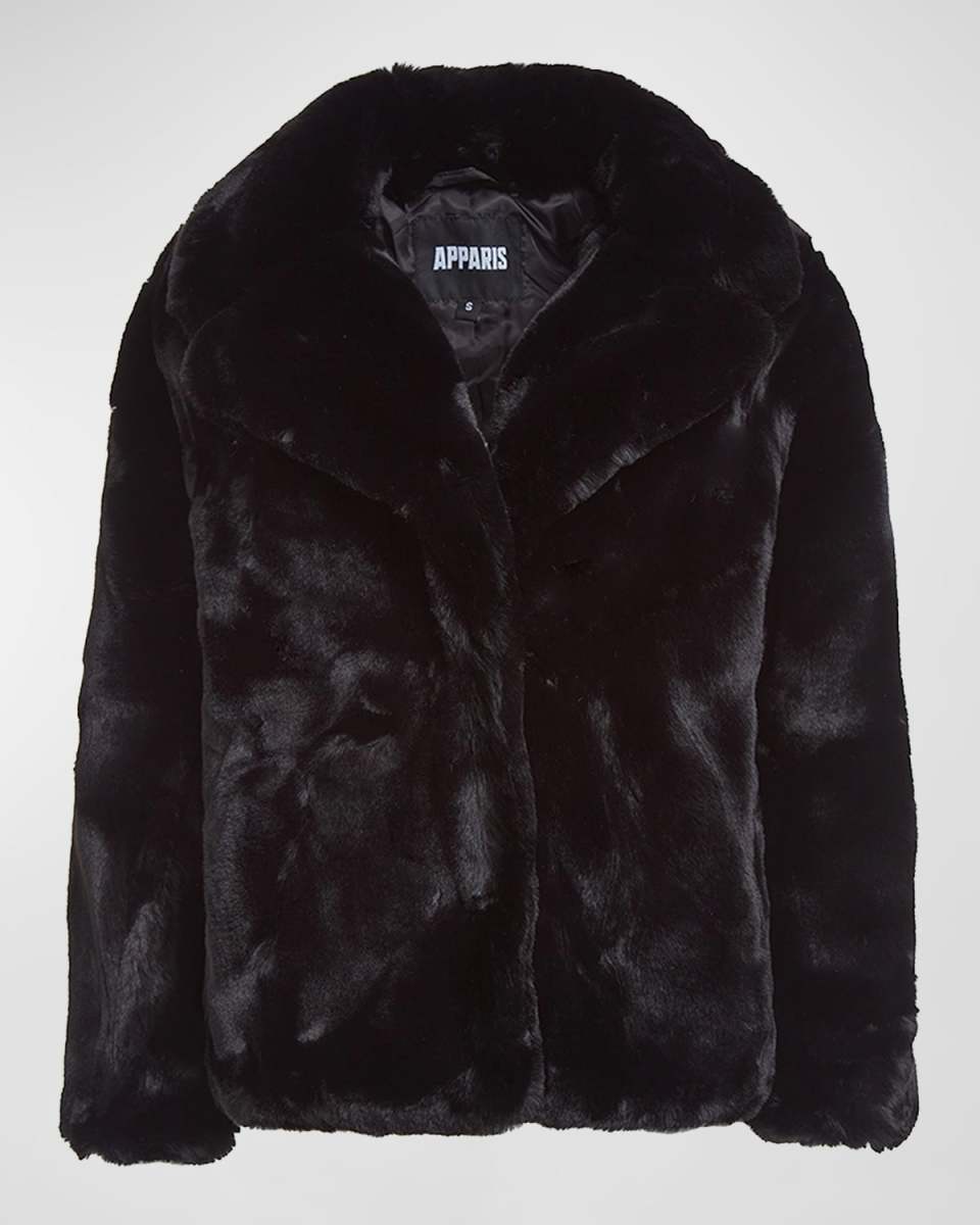 Milly Faux Fur Short Coat